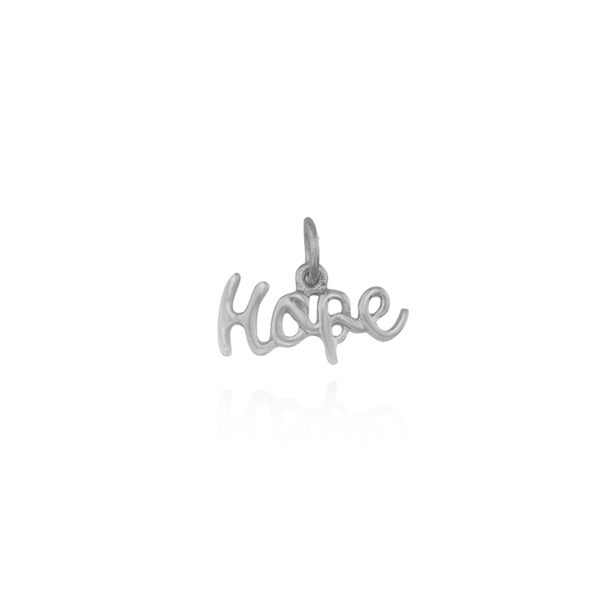 Hope Charm in Sterling Silver (16 x 10mm)