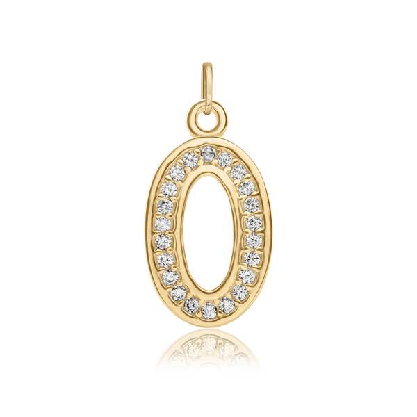 Pro Caption (16mm) (100% Polished with Bail - Includes CZs)