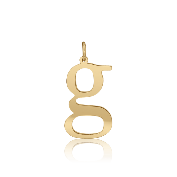 Lowercase Old Standard (17-25mm) (100% Polished with Bail)