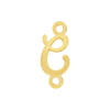 Script Initials with 2 Jump Rings (7 mm)