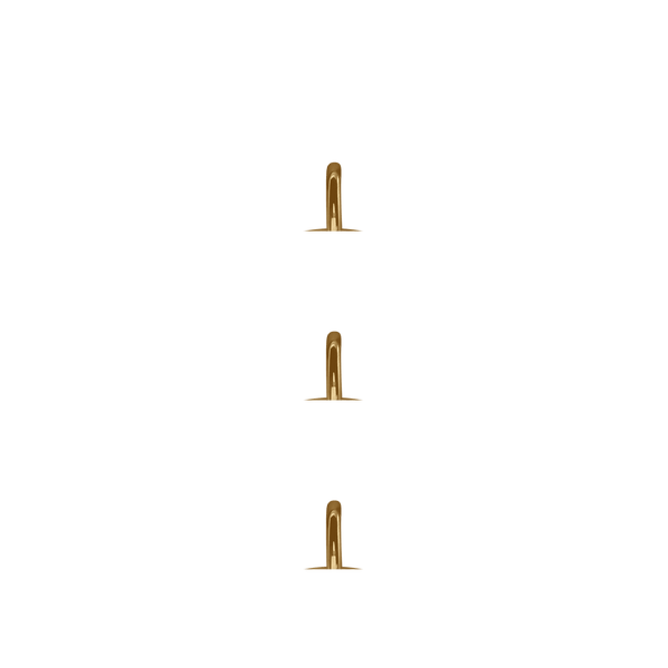 Lowercase Disc Cut Out (16mm) (100% Polished with Bail)
