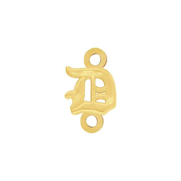 Old English Initials with 2 Jump Rings (4.25 mm)