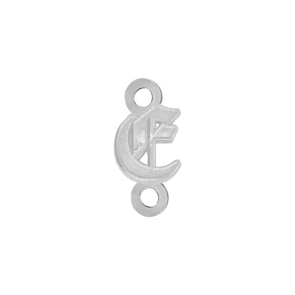 Old English Initials with 2 Jump Rings (4.25 mm)