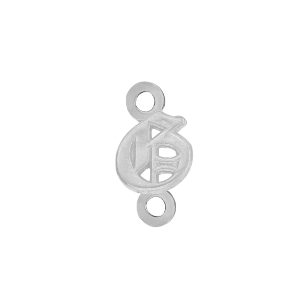 Old English Initials with 2 Jump Rings (4.25 mm)