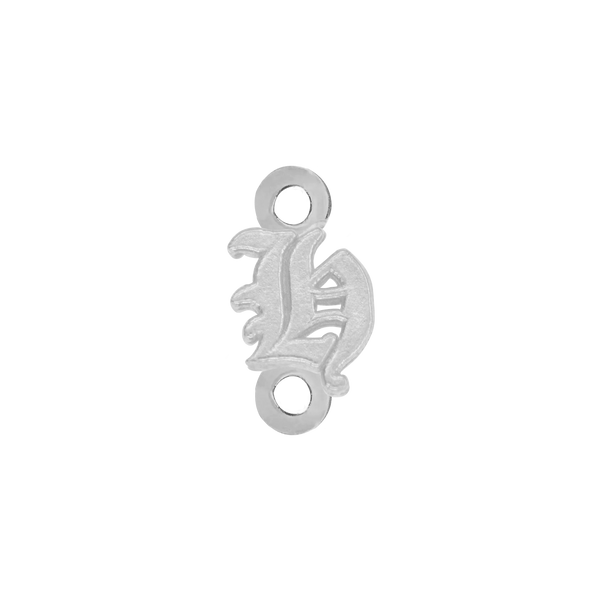 Old English Initials with 2 Jump Rings (4.25 mm)