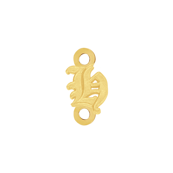 Old English Initials with 2 Jump Rings (4.25 mm)