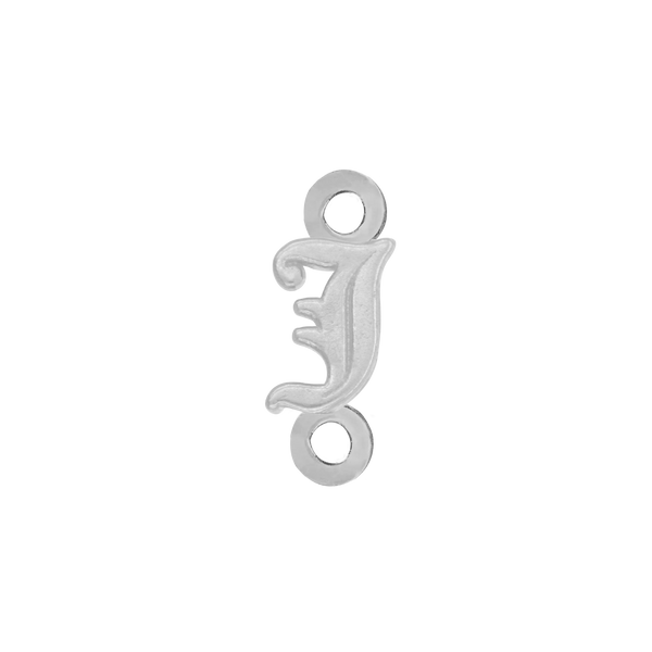 Old English Initials with 2 Jump Rings (4.25 mm)