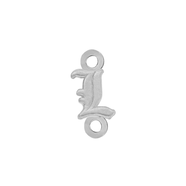 Old English Initials with 2 Jump Rings (4.25 mm)