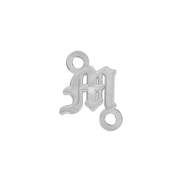 Old English Initials with 2 Jump Rings (4.25 mm)