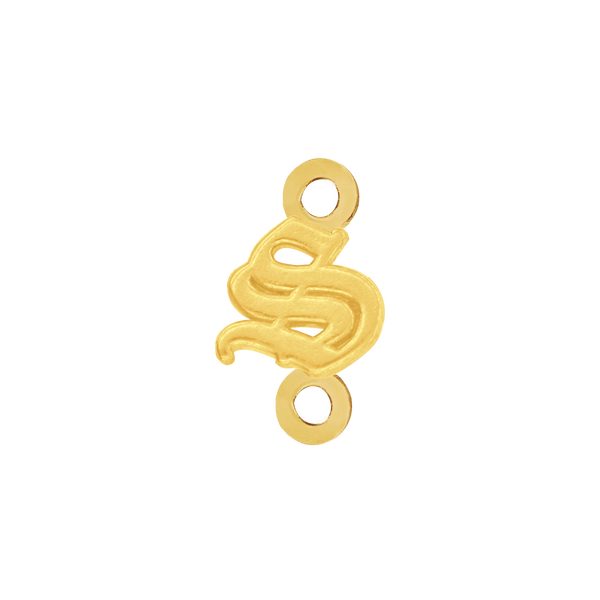 Old English Initials with 2 Jump Rings (4.25 mm)