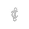 Old English Initials with 2 Jump Rings (4.25 mm)