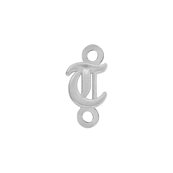 Old English Initials with 2 Jump Rings (4.25 mm)