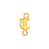 Old English Initials with 2 Jump Rings (4.25 mm)