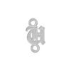 Old English Initials with 2 Jump Rings (4.25 mm)