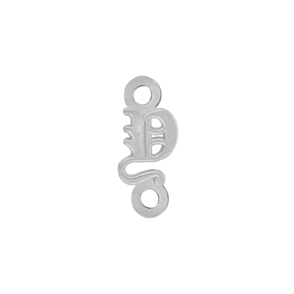Old English Initials with 2 Jump Rings (4.25 mm)