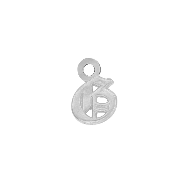 Old English Initials with 1 Jump Ring (4.25 mm)
