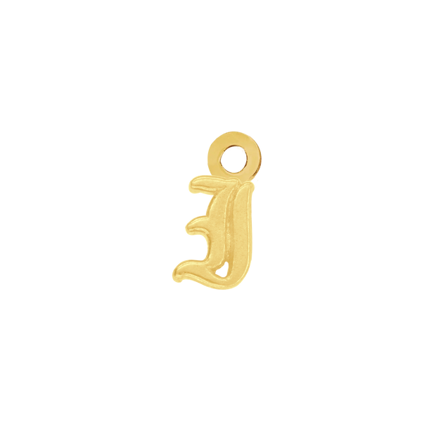 Old English Initials with 1 Jump Ring (4.25 mm)
