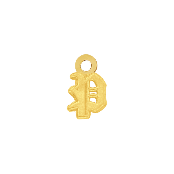 Old English Initials with 1 Jump Ring (4.25 mm)