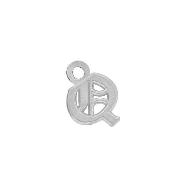 Old English Initials with 1 Jump Ring (4.25 mm)