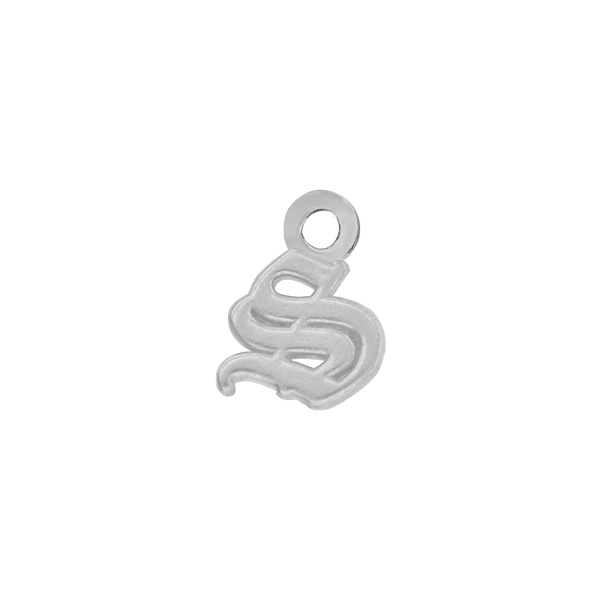 Old English Initials with 1 Jump Ring (4.25 mm)