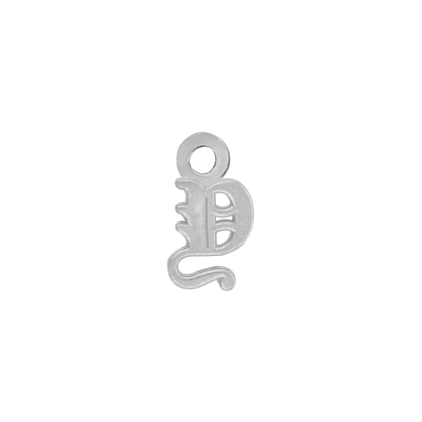 Old English Initials with 1 Jump Ring (4.25 mm)