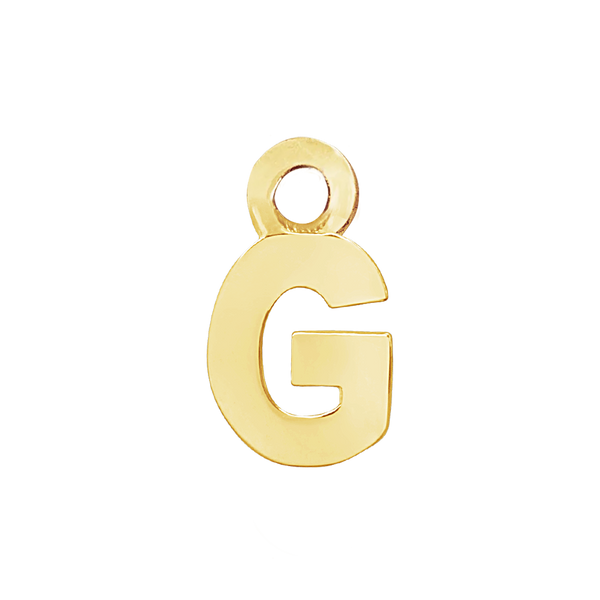 Block Initials with 1 Jump Ring (11 mm)