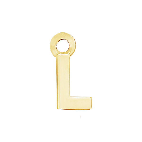 Block Initials with 1 Jump Ring (11 mm)