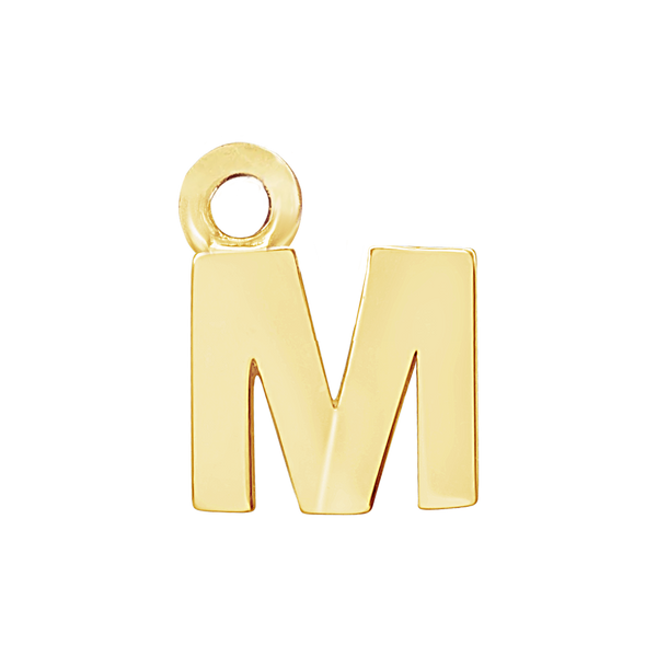 Block Initials with 1 Jump Ring (11 mm)