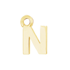 Block Initials with 1 Jump Ring (11 mm)