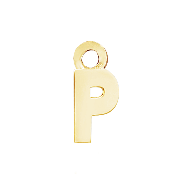 Block Initials with 1 Jump Ring (11 mm)