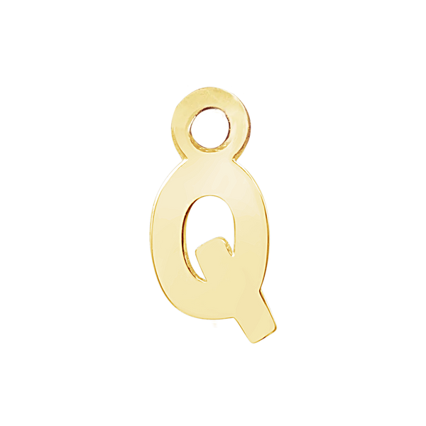 Block Initials with 1 Jump Ring (11 mm)