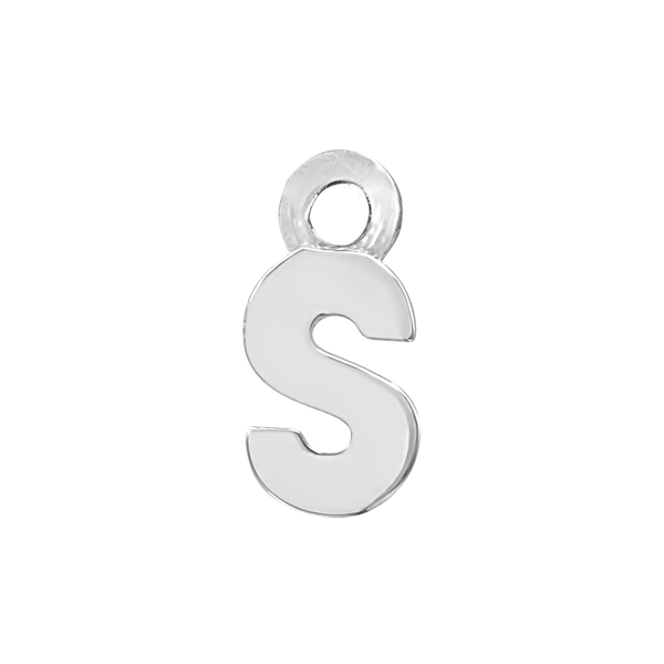 Block Initials with 1 Jump Ring (11 mm)