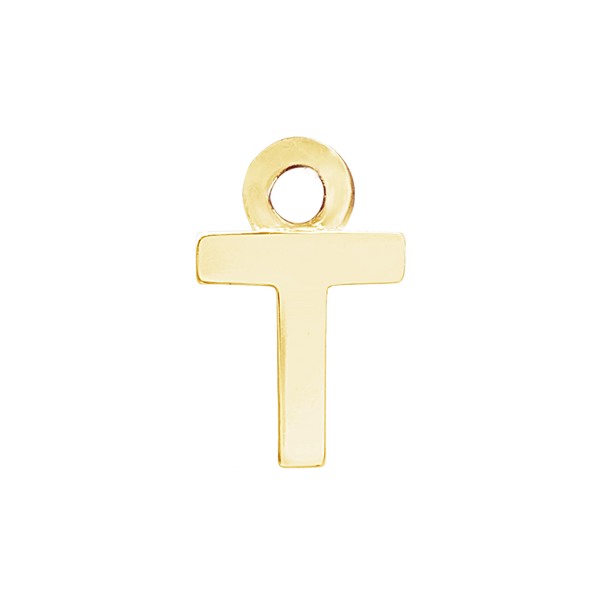 Block Initials with 1 Jump Ring (11 mm)