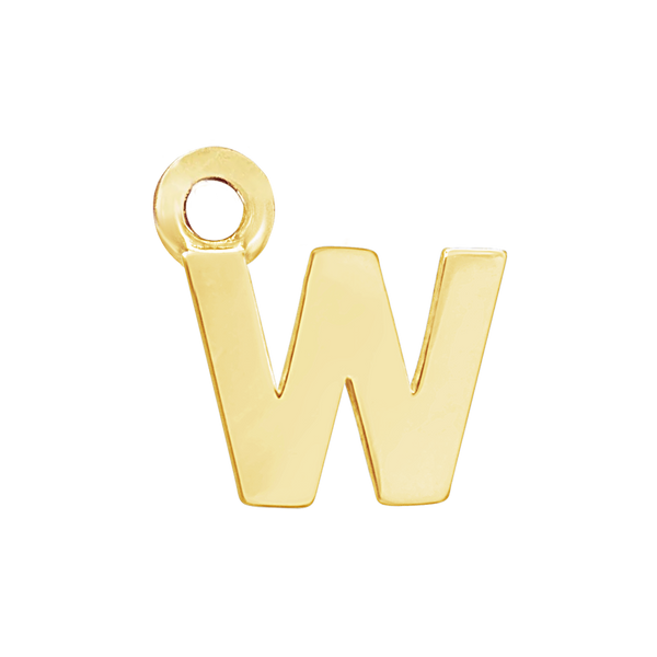 Block Initials with 1 Jump Ring (11 mm)