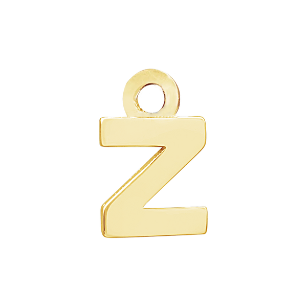 Block Initials with 1 Jump Ring (11 mm)