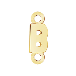 Block Initials with 2 Jump Rings (11 mm)