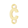 Block Initials with 2 Jump Rings (11 mm)