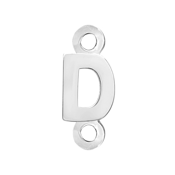 Block Initials with 2 Jump Rings (11 mm)