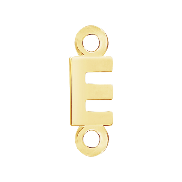 Block Initials with 2 Jump Rings (11 mm)