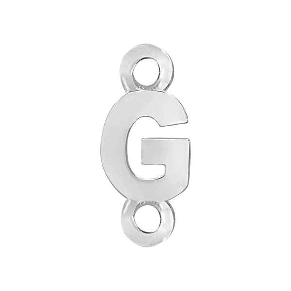 Block Initials with 2 Jump Rings (11 mm)