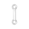 Block Initials with 2 Jump Rings (11 mm)
