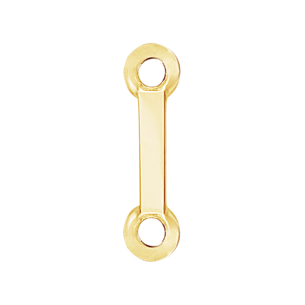 Block Initials with 2 Jump Rings (11 mm)