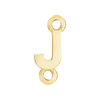 Block Initials with 2 Jump Rings (11 mm)