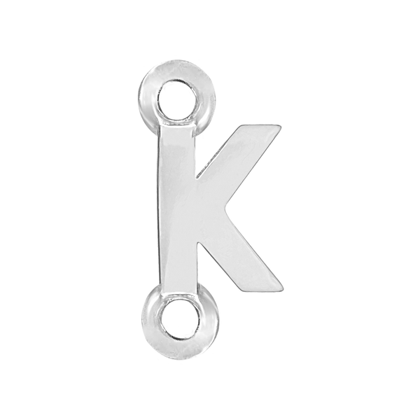 Block Initials with 2 Jump Rings (11 mm)