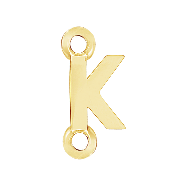 Block Initials with 2 Jump Rings (11 mm)