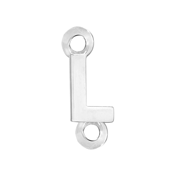 Block Initials with 2 Jump Rings (11 mm)