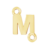 Block Initials with 2 Jump Rings (11 mm)