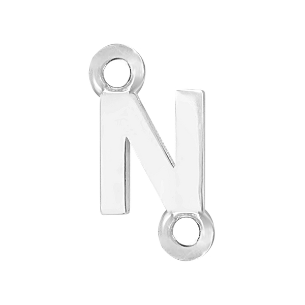 Block Initials with 2 Jump Rings (11 mm)