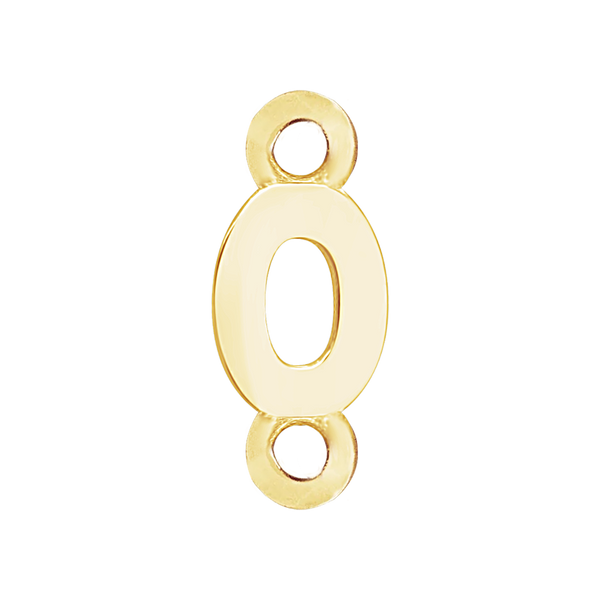Block Initials with 2 Jump Rings (11 mm)