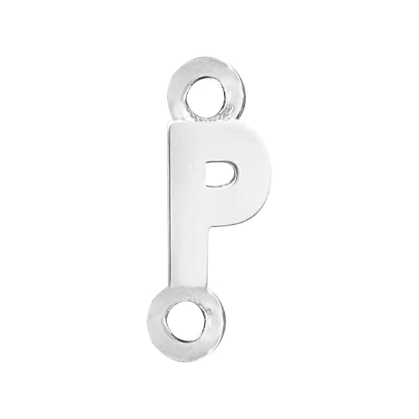 Block Initials with 2 Jump Rings (11 mm)